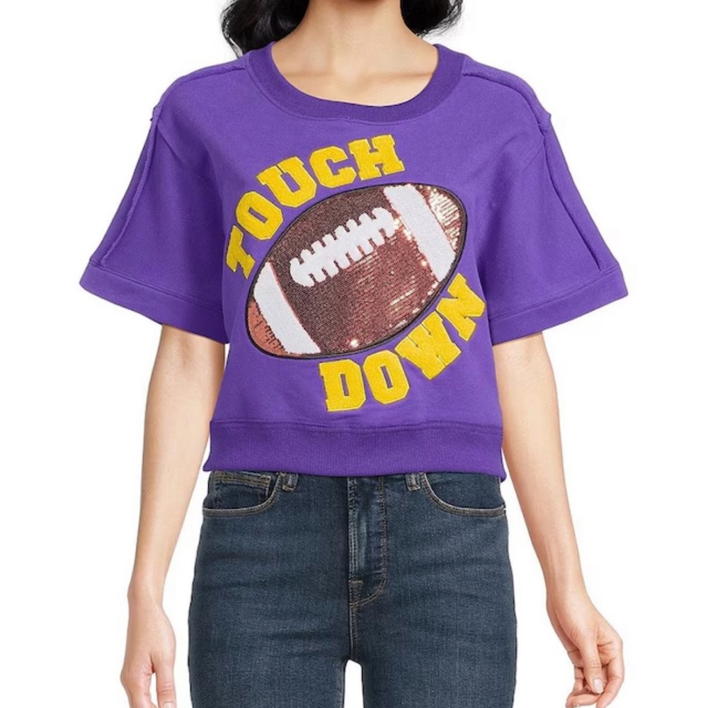 ANNA & AVA Football Sweatshirt
